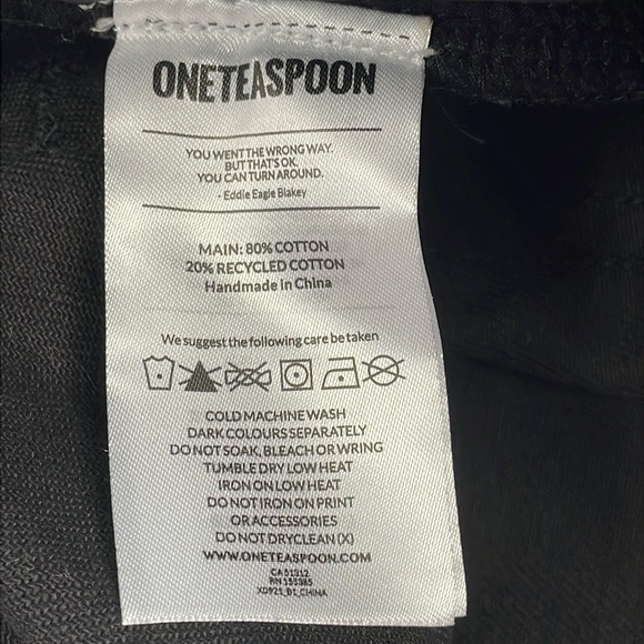 NWT One Teaspoon Smiths Trouser Jeans Faded Black Slits Rips Sz 24 - Picture 14 of 15